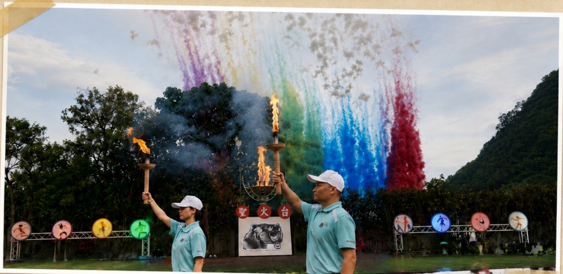 太魯閣族選手於賽場奮力競技